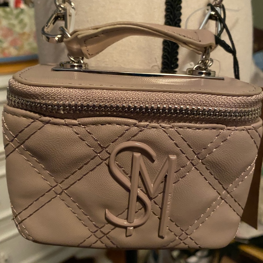 Steve Madden mini crossbody faux quilted leather NWT
